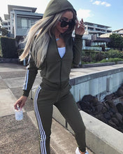 Load image into Gallery viewer, Women Set Top and Pants Women's Wear New Sports Suit 2piece