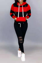 Load image into Gallery viewer, RAISEVERN New Pink Letter Print Tracksuit Women Casual Outfits 2 Two Piece Set Full Pants Suits Plus Size Clothing Autumn